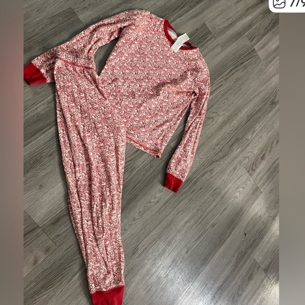 MINI BODEN set Snug Long John Pajamas